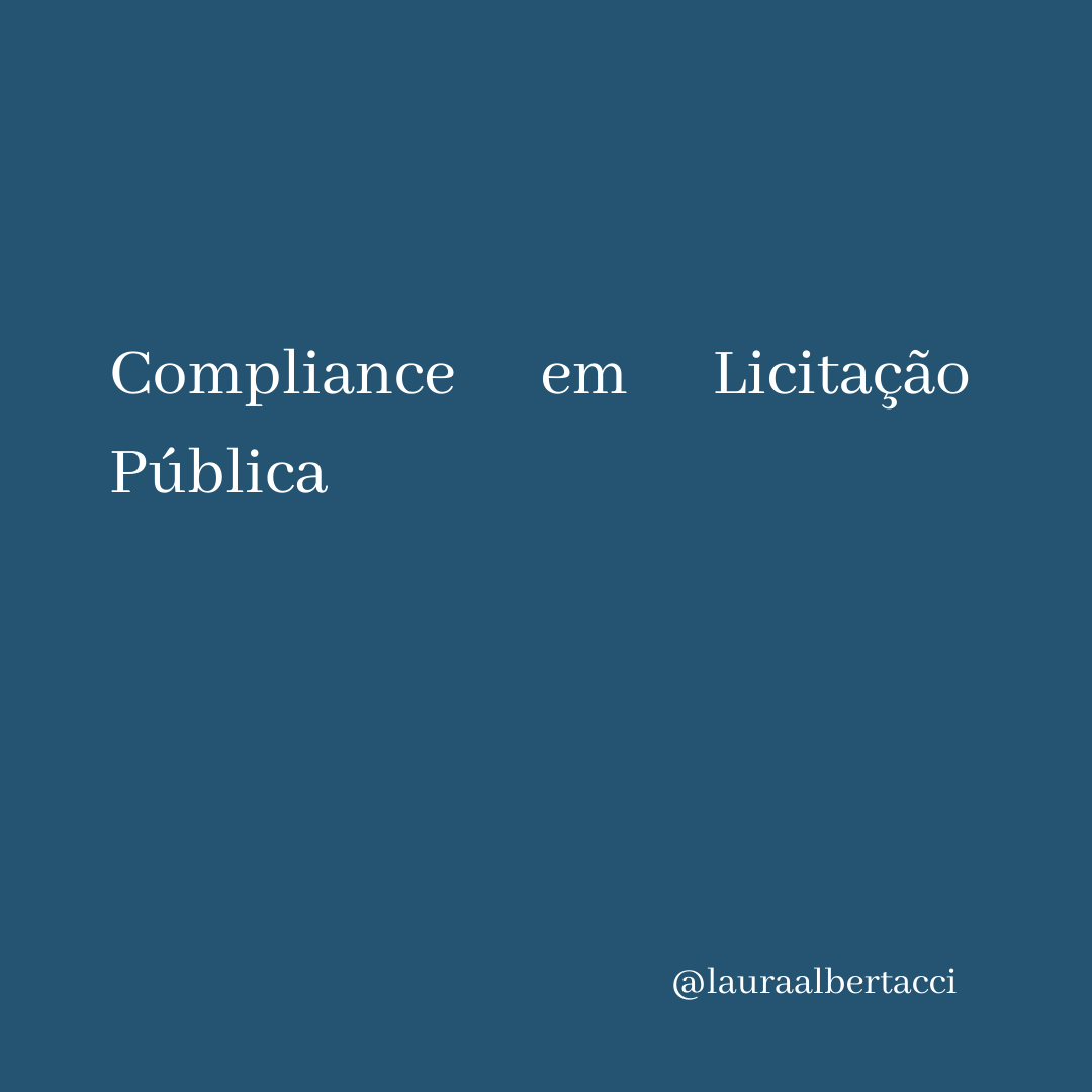 Compliance em Licitação Pública